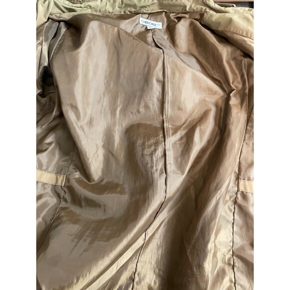 Cherokee Womens Size Large Lined Iridescent Brown/Green Full Zip Hooded Jacket - Picture 8 of 11